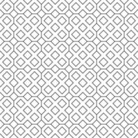 Abstract seamless diamond pattern, black and white outline of square. Design geometric texture for print. Linear style, vector illustration