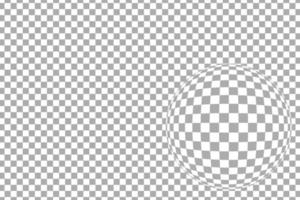 Gray checkered pattern horizontal with fisheye lens effect, vector illustration