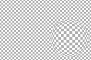 Gray checkered pattern horizontal with fisheye lens effect, vector illustration