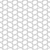 Seamless geometric pattern, many eggs nicely arranged on white background, stripes abstract template, vector illustration