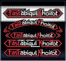 Fastabiqul Khoirot Text, Design for Sticker