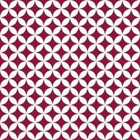 Qatar flag color identity diamond shape seamless pattern also known as Kawung pattern batik in Indonesian traditional art vector