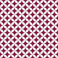 Qatar flag color identity diamond shape seamless pattern also known as Kawung pattern batik in Indonesian traditional art vector