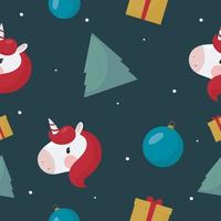 Christmas pattern. Vector illustration. For posters, banners, printing on the pack, printing on clothes, fabric, wallpaper.