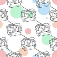 Handmade soap sketch on white background with colored spots vector