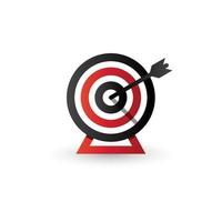Target icon. Target vector illustration. Abstract target sign. The target for archery sport or business strategy