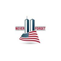 Patriot day. Patriot day logo. Patriot day vector design illustration. Patriot day memorial.