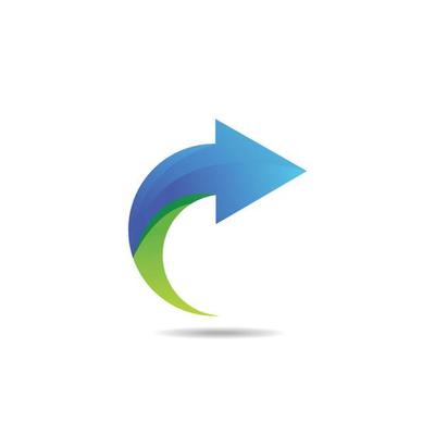 Arrow right direction vector. Arrow icon. Arrow logo. arrow illustration design