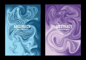 Background design with liquid paint abstract pattern for cover invitations, banners, flyers, posters and more vector