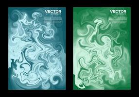 Background with dark green color and abstract texture vector