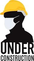 Under construction icon vector illustration.