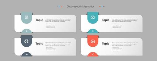 Steps or Options of infographic Process chart with blue and yellow pannels. Infographic template with 6 options or steps, business template for presentation Objects vector