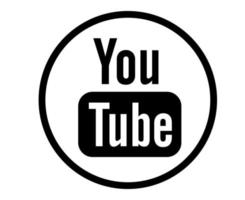 Youtube social media icon Symbol Abstract Design Vector illustration