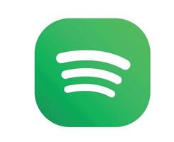 spotify redes sociales icono logotipo símbolo vector ilustración