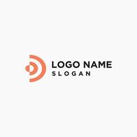 tech logo design for company vector