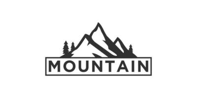 Mountain vector logo design template. Mountain logo. Mountain symbol.