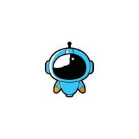 Robot vector logo design. Robot character, Robot illustration.