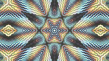 caleidoscópio de fundo multicolorido textural abstrato video