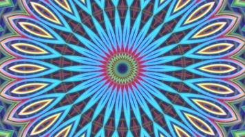 Abstract textural multicolored background kaleidoscope video