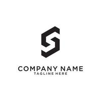 S initial letter logo design vector template.