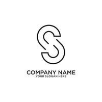 SD or DS initial letter logo design vector concept.