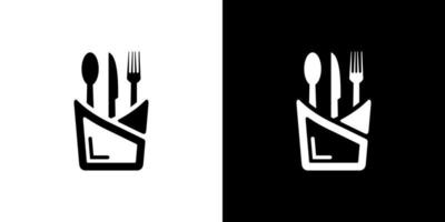 Cutlery vector logo design template. Cutlery logo. Cutlery icon.
