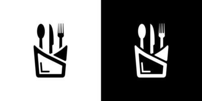 Cutlery vector logo design template. Cutlery logo. Cutlery icon.