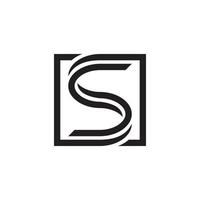 SS or S initial letter logo design vector. vector