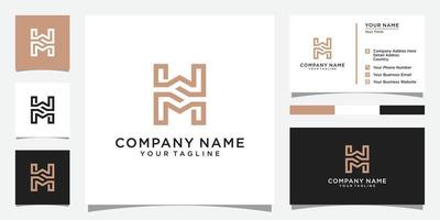 SH or HS Initial letter logo design monogram. vector