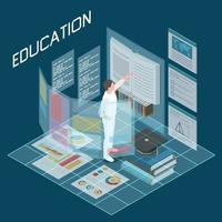 Metaverse Education Concept vector