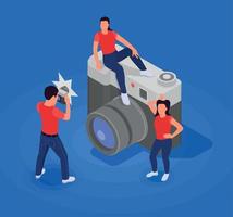 Creative Professions Isometric vector