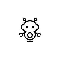 Robot vector logo design. Robot character, Robot illustration.