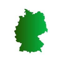 Germany map on white background vector