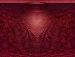 Abstract red crimson silk cotton velvet texture background for graphic design fill text blanket curtain partition staging scene photo