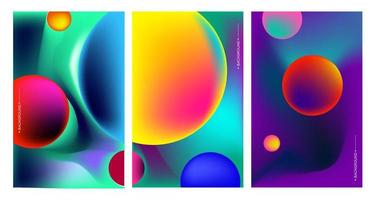 Colorful abstract fluid and geometric background. Space and Galaxy background illustration. Vector banner template.