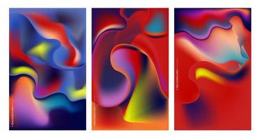 fluido abstracto colorido y fondo geométrico. ilustración de fondo del espacio y la galaxia. plantilla de banner vectorial.