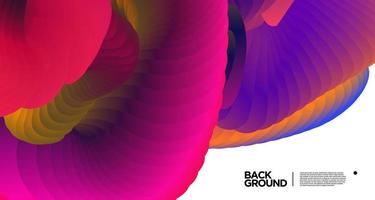 Vector colorful gradient abstract fluid  background for banner template