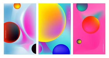 Colorful abstract fluid and geometric background. Space and Galaxy background illustration. Vector banner template.