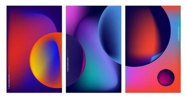 Colorful abstract fluid and geometric background. Space and Galaxy background illustration. Vector banner template.