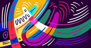 Abstract liquid shape. Fluid geometric design. Isolated gradient waves with geometric lines, dots, batik Indonesia pattern. Vector illustration