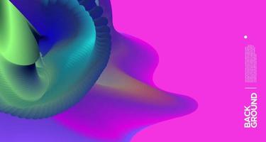 Vector colorful gradient abstract fluid  background for banner template