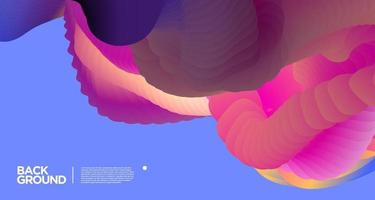 Vector colorful gradient abstract fluid  background for banner template