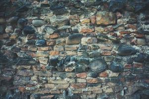 Natural texture of ancient wall photo