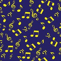 Abstract music seamless pattern background vector illustration for your design