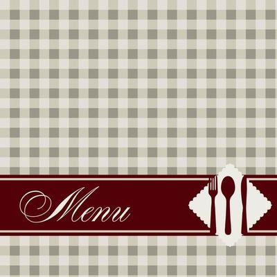 Restaurant menu template vector illustration