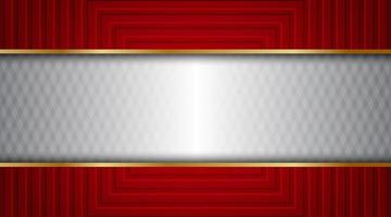 abstract background, red and white with golden lines vector