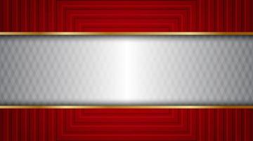 abstract background, red and white with golden lines vector