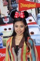 anaheim, jun 13 - jessica sanchez llega a la gran inauguración de cars land en california adventure el 13 de junio de 2012 en anaheim, ca foto