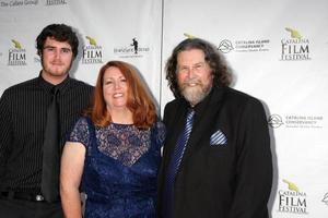 LOS ANGELES, SEP 25 - Dillion Sisson, Margina Sisson, Gary Sisson at the Catalina Film Festival Friday Evening Gala at the Avalon Theater on September 25, 2015 in Avalon, CA photo