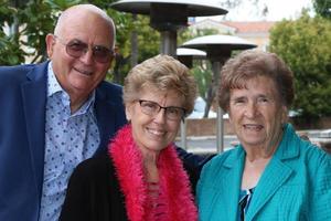 LOS ANGELES  MAR 14 - Steve, Linda, Beth at the Steve and Linda Luncheon at the Spaghetti Factory on March 14, 2020 in Redlands, CA photo